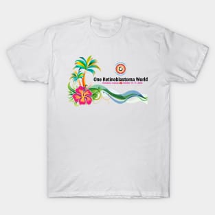 One Rb World 2024 Palm Trees, Waves, and Hibiscus T-Shirt